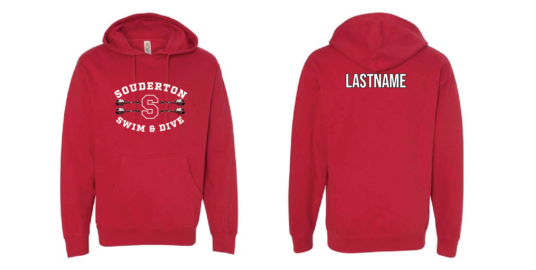 CUSTOM Souderton Arrow apparel- Red RYTE Sport