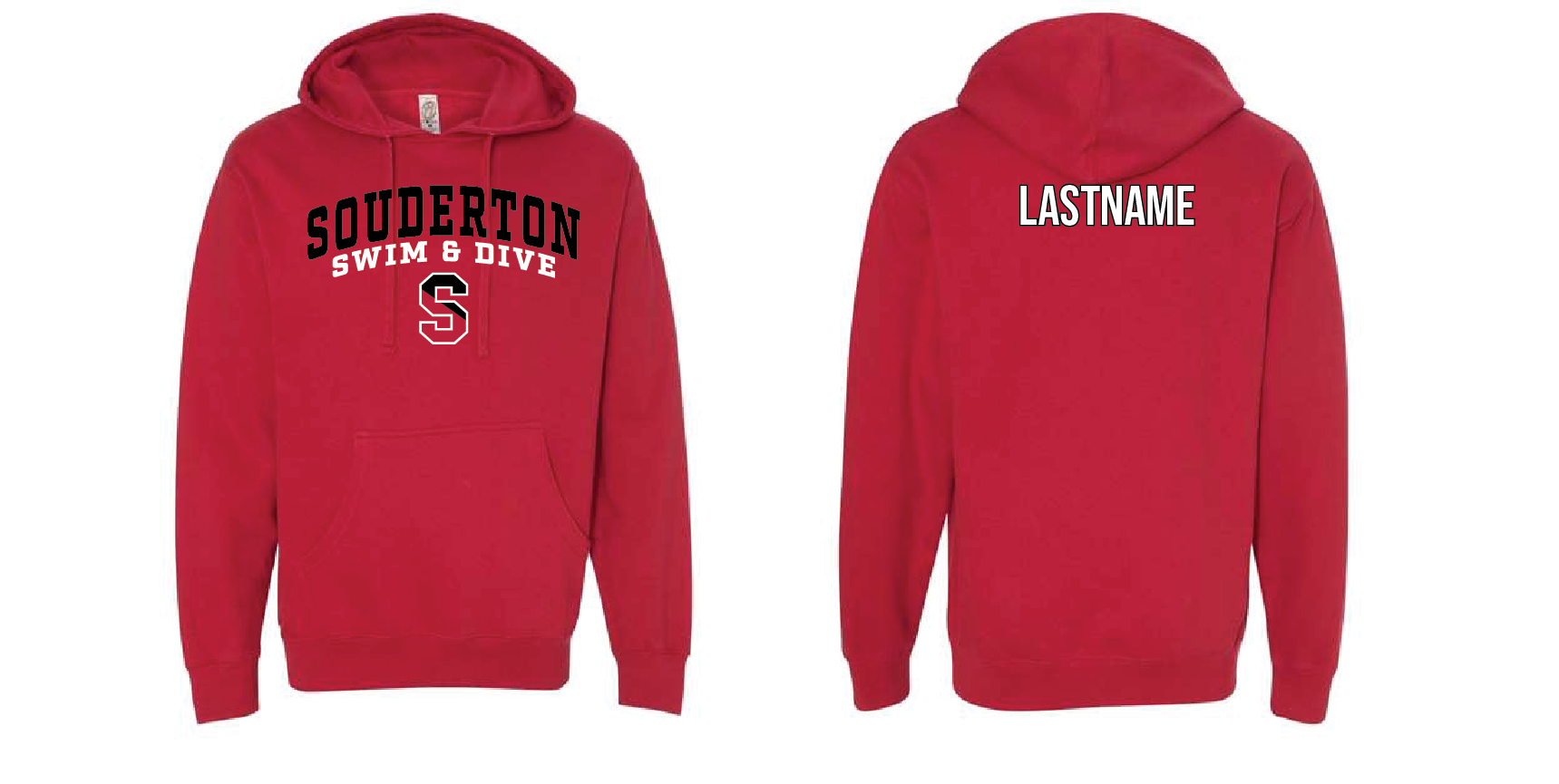 CUSTOM Souderton Swim apparel- Red RYTE Sport