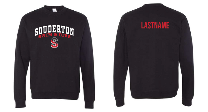CUSTOM Souderton Swim and Dive apparel- Black RYTE Sport
