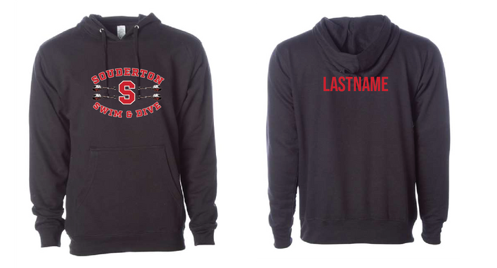 CUSTOM Souderton Arrow Fleece - Black RYTE Sport