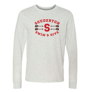 Souderton Swim and Dive Arrow apparel- Grey RYTE Sport