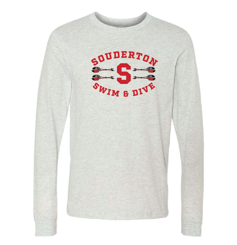 Souderton Swim and Dive Arrow apparel- Grey