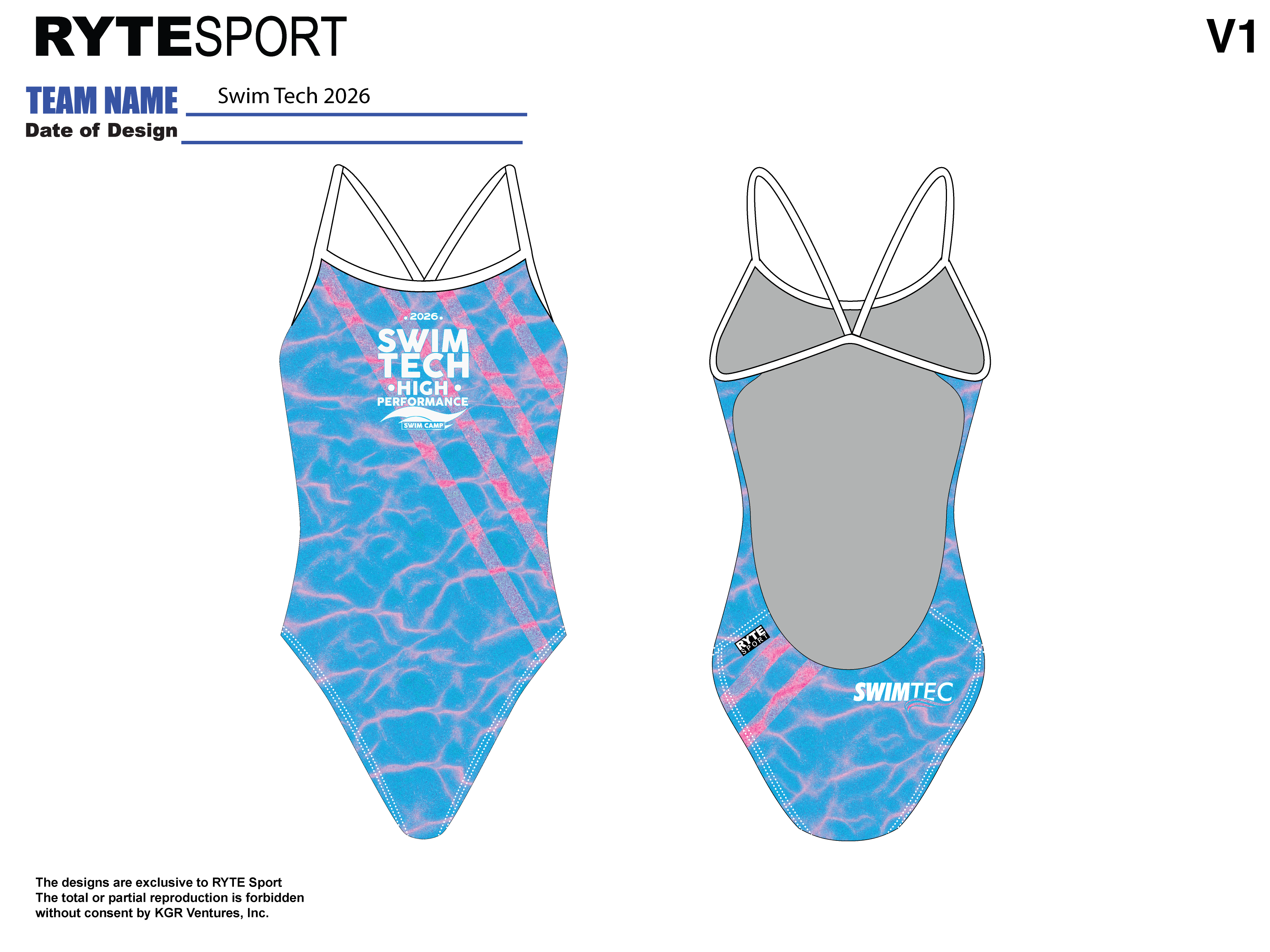 SWIM TECH OPEN BACK