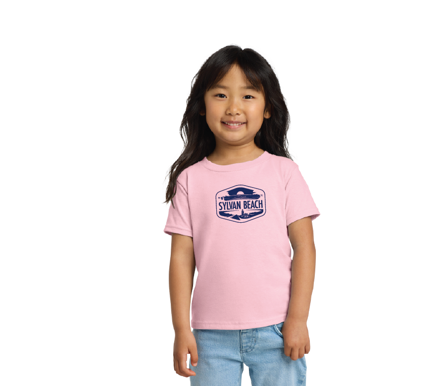 Toddler Sylvan Beach tee - Light Pink