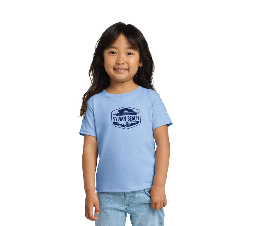 Toddler Sylvan Beach tee - Light Blue