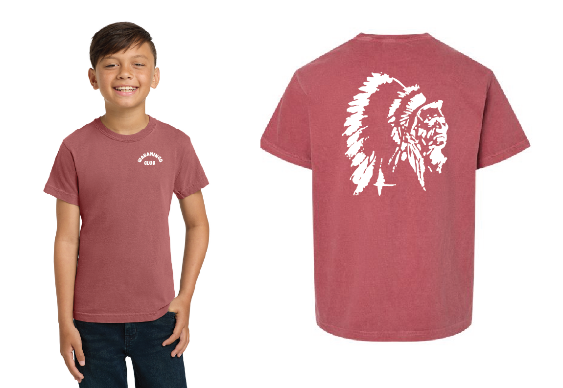 Youth Wabaningo Club Tee- Crimson