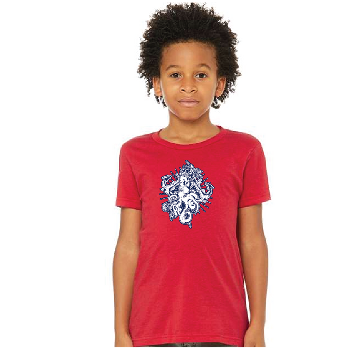 Tracy Triton Youth Tee - Red RYTE Sport