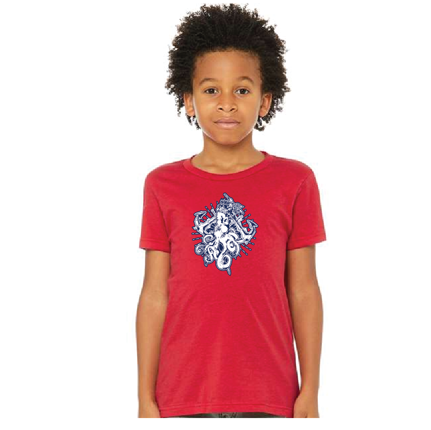 Tracy Triton Youth Tee - Red RYTE Sport