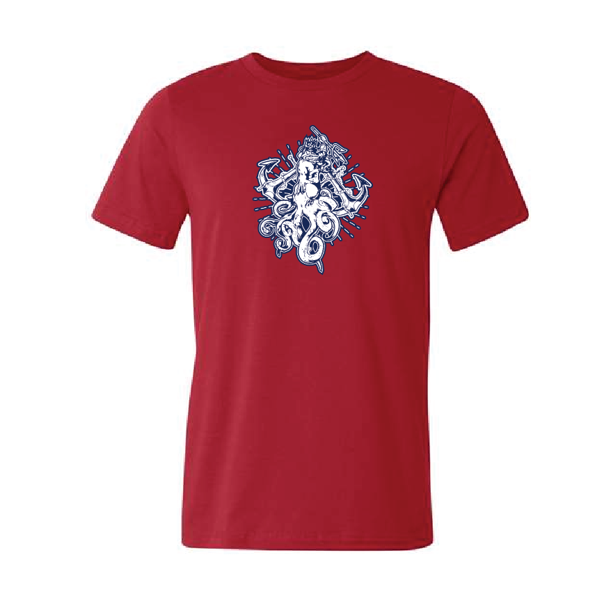 Tracy Tritons Unisex Tee - Red RYTE Sport