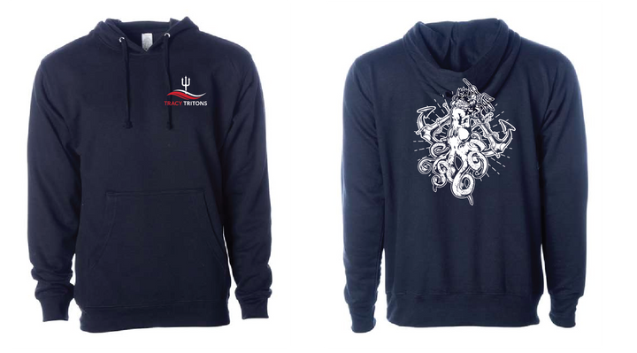 Tracy Tritons Hoodie Adult Hoodie - Navy RYTE Sport