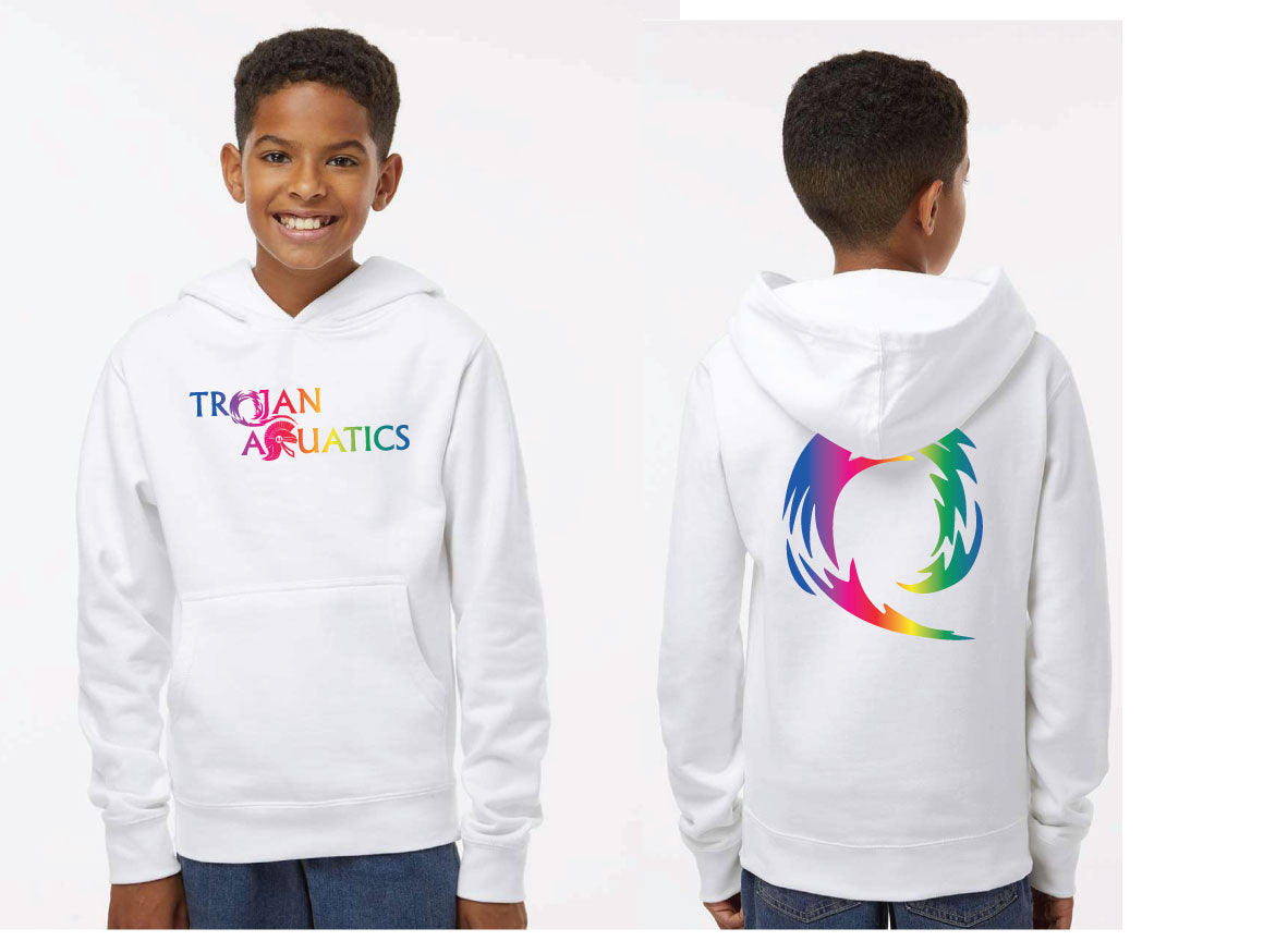 Trojan Hoodie - White RYTE Sport