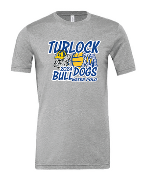 Turlock Water Polo Unisex tee - Heather Gray