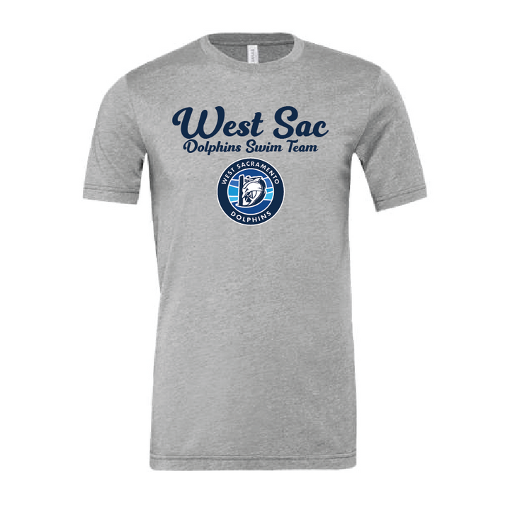 West Sacramento Unisex Adult Tee - Heather Gray RYTE Sport