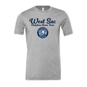 West Sacramento Unisex Adult Tee - Heather Gray RYTE Sport