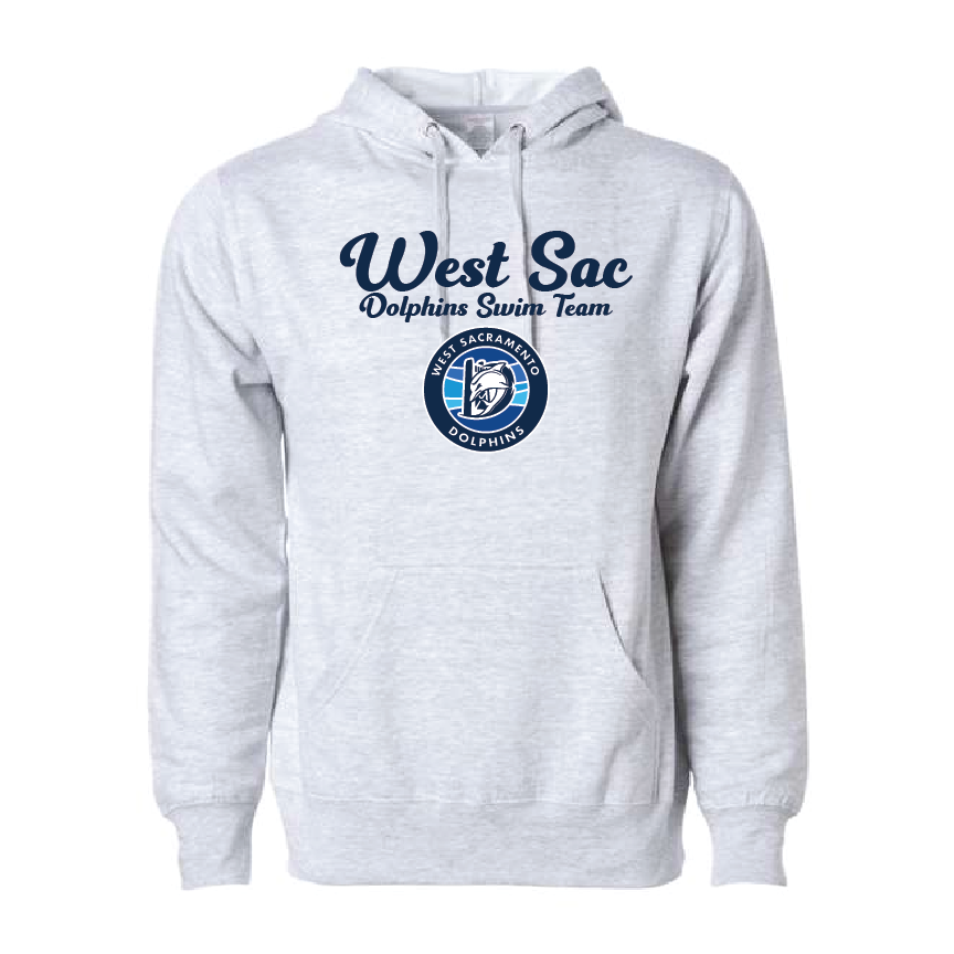 West Sac Hoodie Adult Hoodie - Heather Gray RYTE Sport