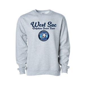 West Sac Unisex Adult Crew- Heather Gray RYTE Sport