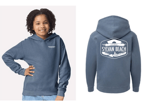 Youth Sylvan Beach Hoodie - Blue Jean