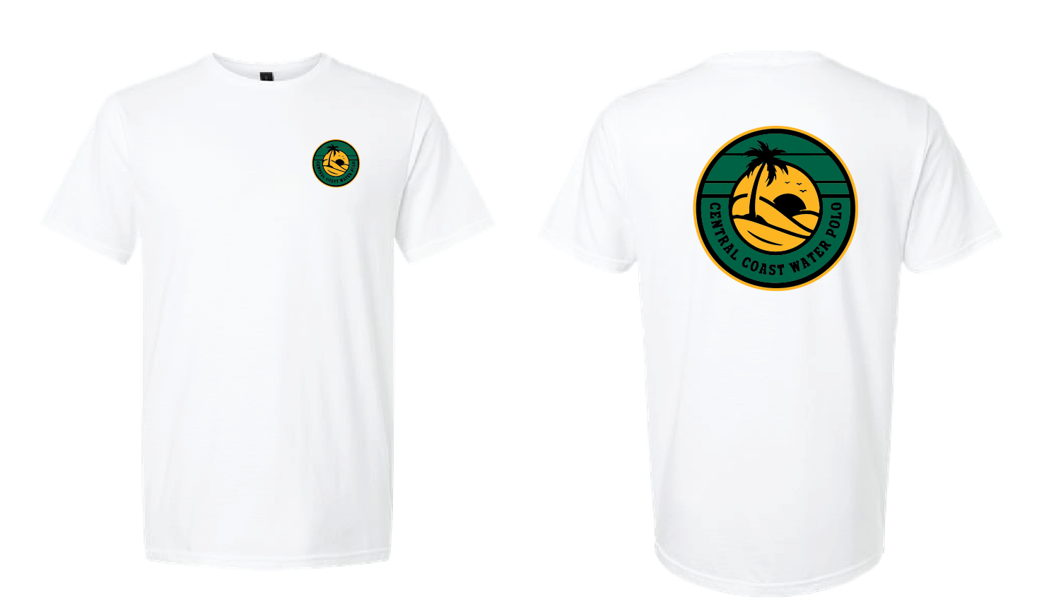 Central Coast Logo Tee - White