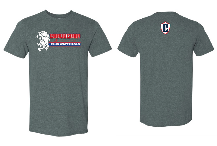 Conqueror Youth Tee-  Dark Heather