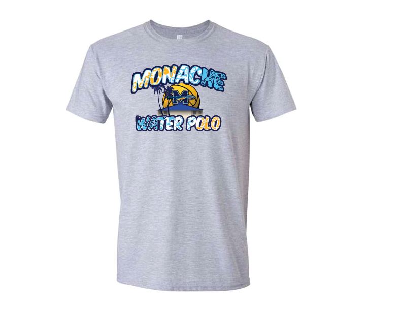 Monache Water Polo Tee 2024 - Heather Gray RYTE Sport