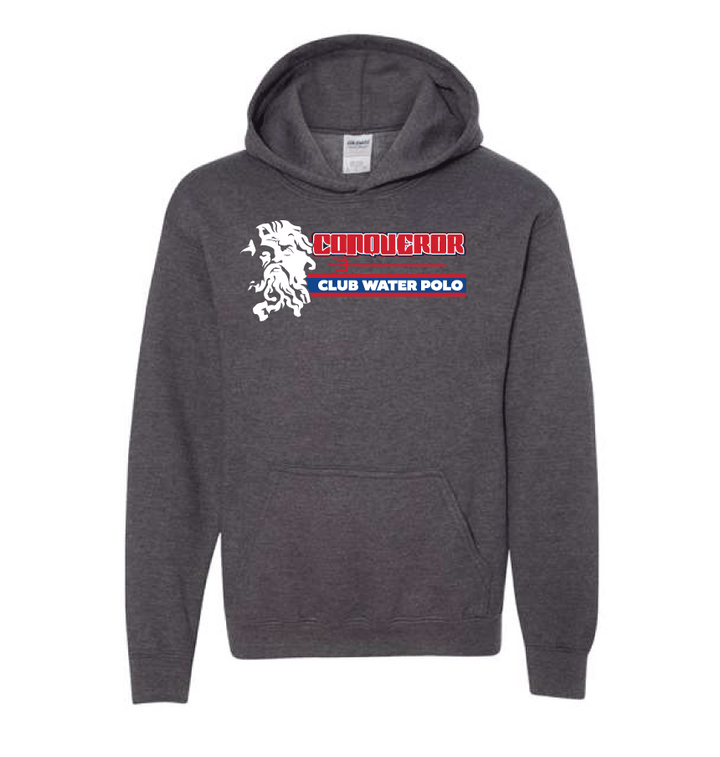 Conqueror Youth Hoodie - Dark Heather