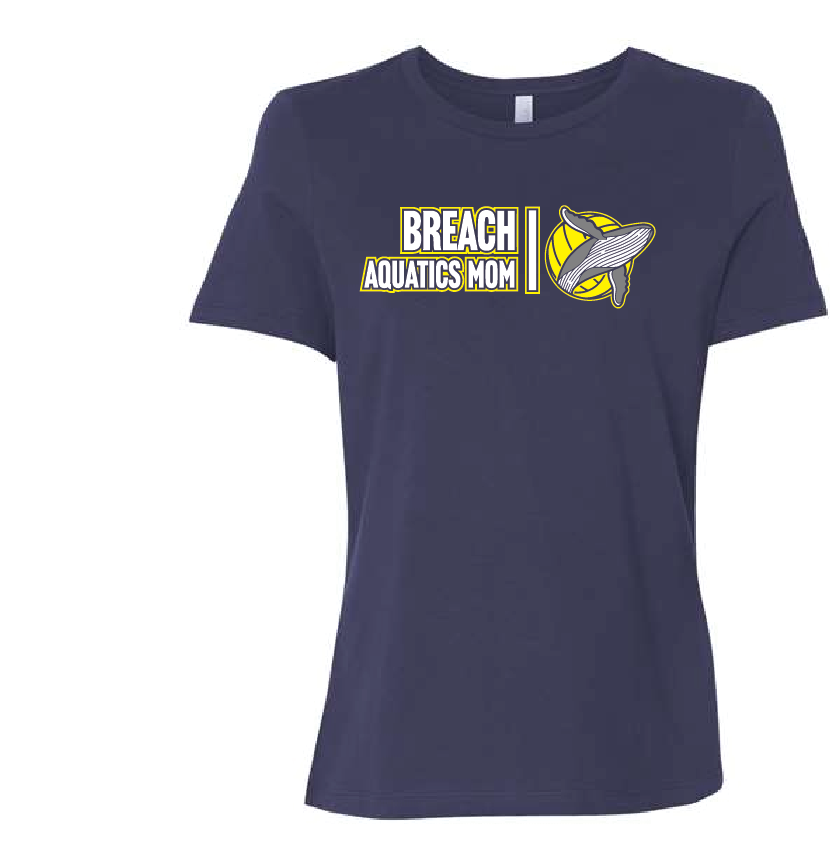 Beach Water Polo Mom Tee - Navy RYTE Sport