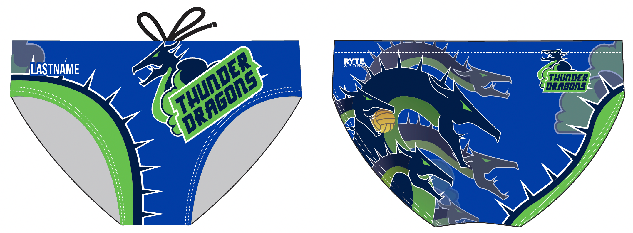 CUSTOM Thunder Dragons - Blue