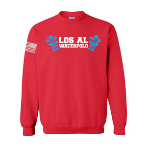 Los Alamitos Girls' WP Crewneck Sweatshirt - Red