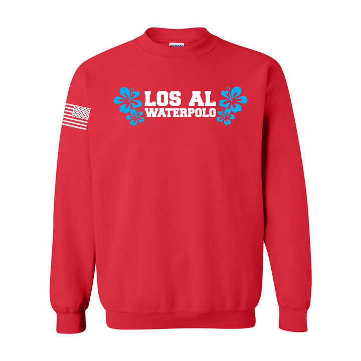 Los Alamitos Girls' WP Crewneck Sweatshirt - Red