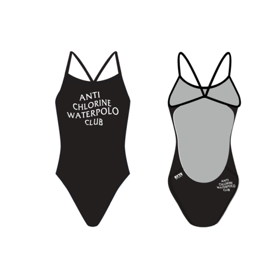 Women’s Open Back Suit – Polo Club Edition