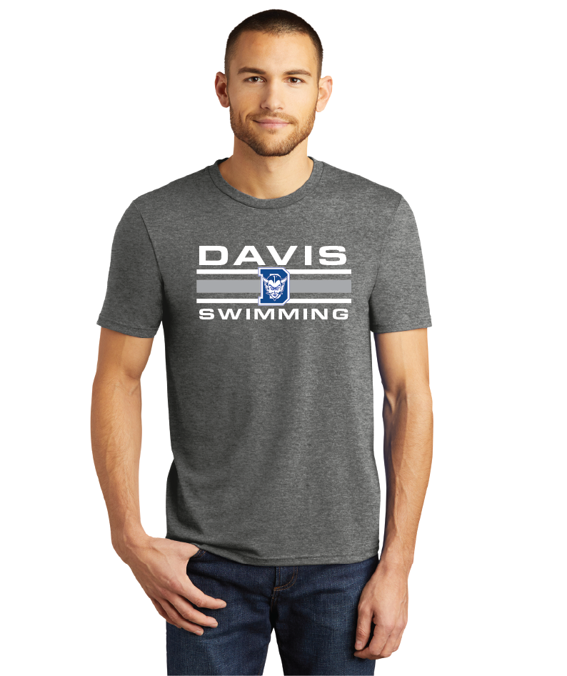 Davis Unisex Tee - Heathered Charcoal