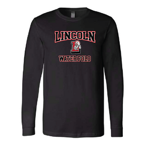 Lincoln Unisex Long Sleeve Tee - Black