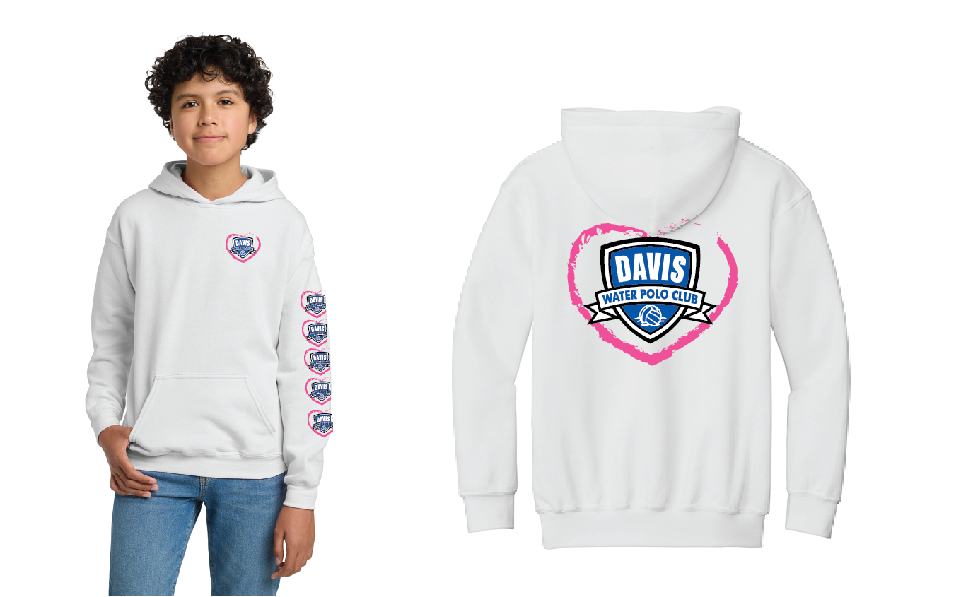 Davis Youth Heart Hoodie