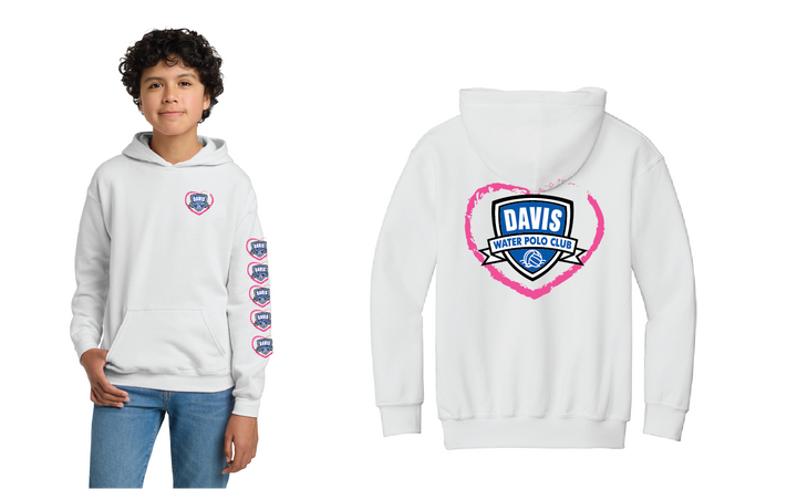 Davis Youth Heart Hoodie