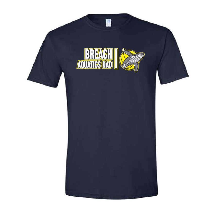 Breach Water Polo Dad Tee - Navy RYTE Sport