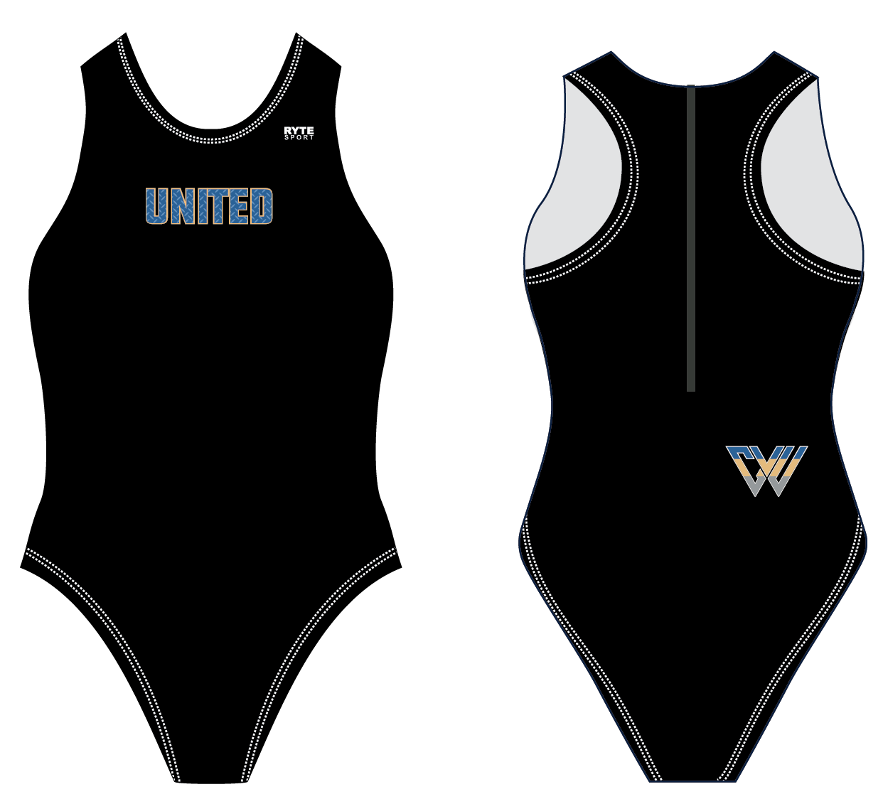 CVU Solid Zip up - Screened