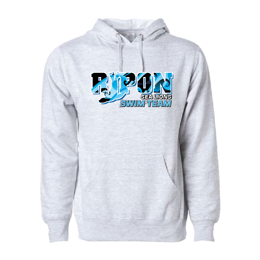 Ripon Sea Lions Hoodie - Heather Gray RYTE Sport