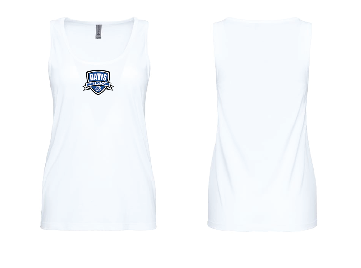 Davis Ladies Tank Top - White