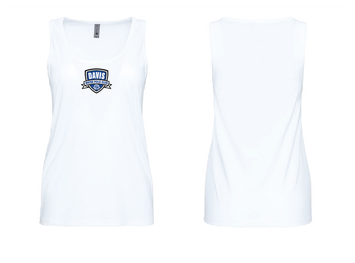 Davis Ladies Tank Top - White