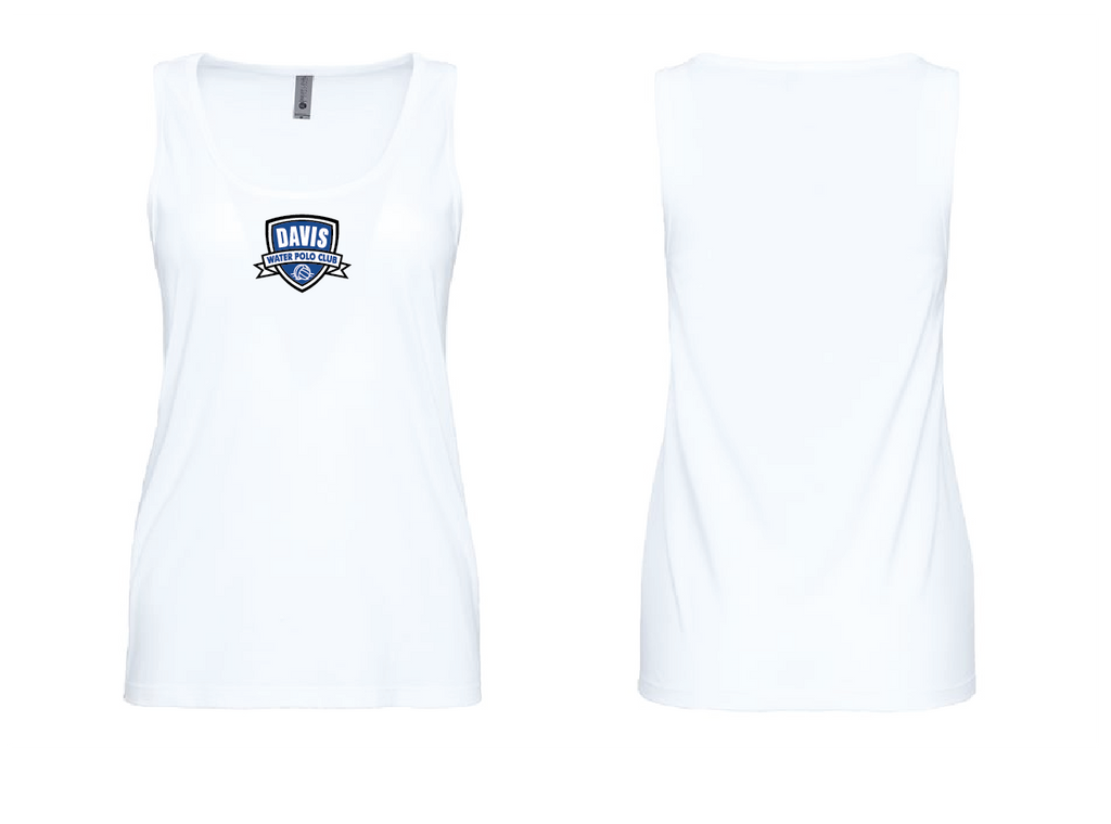 Davis Ladies Tank Top - White