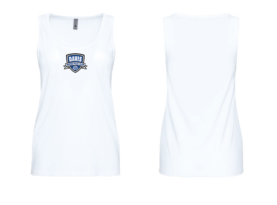 Davis Ladies Tank Top - White
