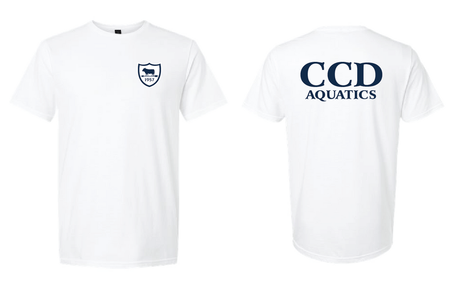 CCD Adult Unisex tee - White