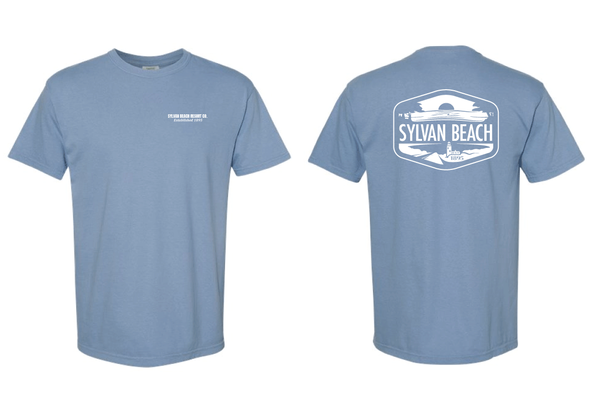 Sylvan Beach Tee - Washed Denim