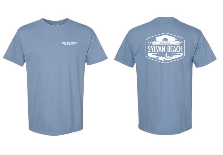 Sylvan Beach Tee - Washed Denim