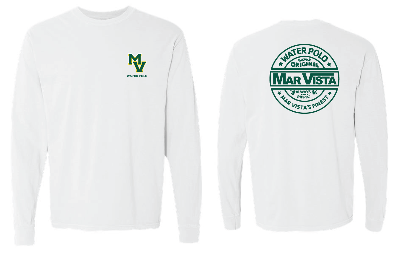Mar Vista White Long Sleeve Tee 25-26