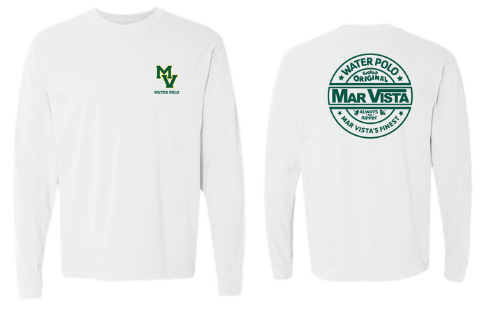 Mar Vista White Long Sleeve Tee 25-26