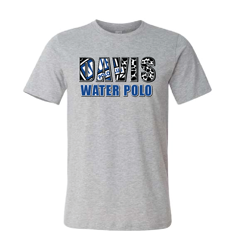 Davis Water Polo Tee - Heather Gray