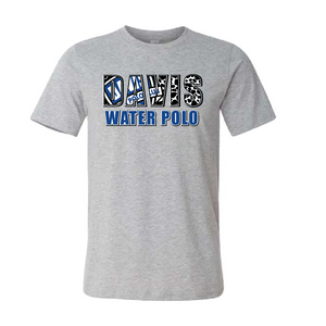 Davis Water Polo Tee - Heather Gray