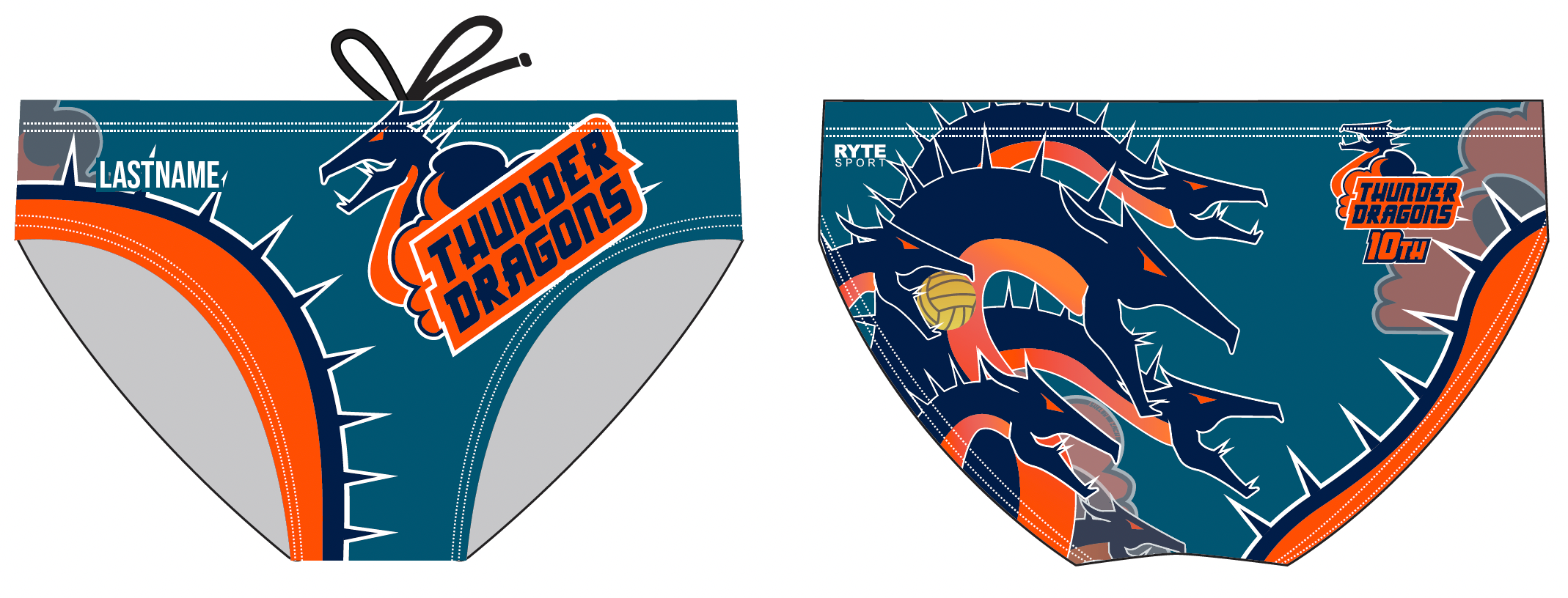 CUSTOM Thunder Dragon - Teal