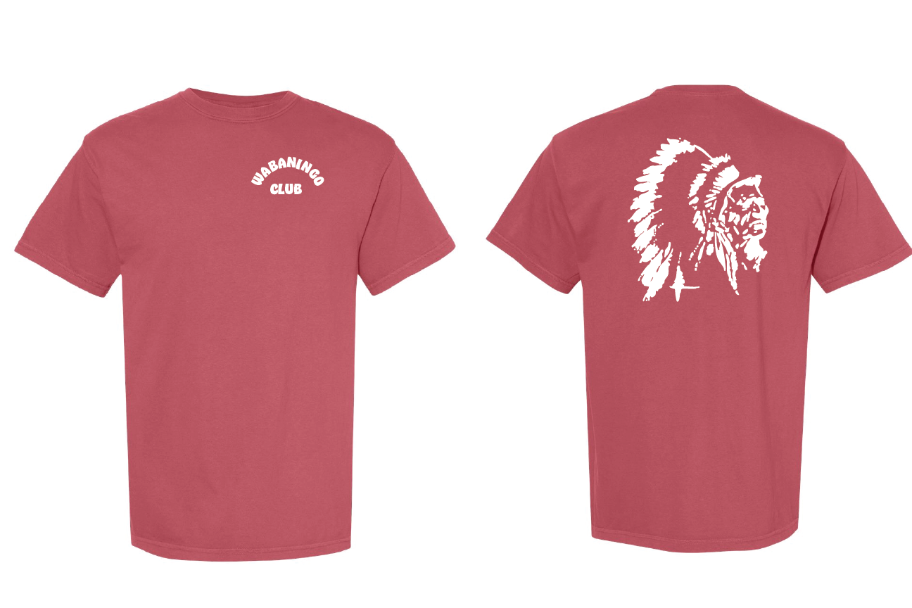 Wabaningo Club Tee- Crimson